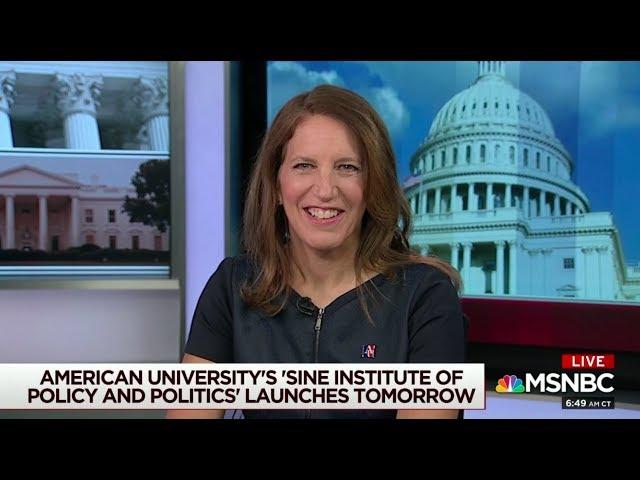 President Sylvia Burwell Announces Sine Institute of Policy and Politics on Morning Joe