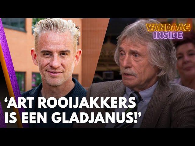 Johan over nieuwe collega Art Rooijakkers: 'Een gladjanus' | VANDAAG INSIDE