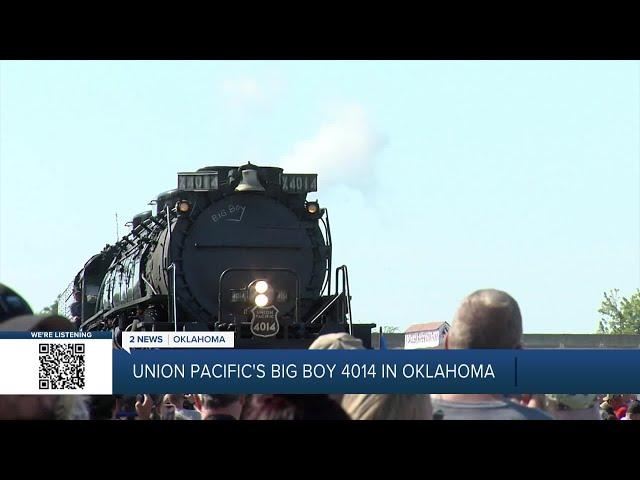 World's largest operating steam locomotive 'Big Boy' rolls into Green Country