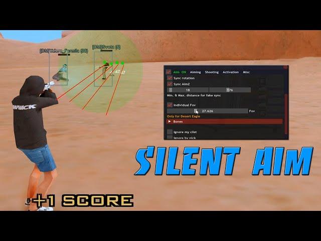 SILENT AIM BY REI - ЛУЧШИЙ САЙЛЕНТ АИМ 2022 ГОДА / WALLSHOT / BULLET TRACERS / В GTA SAMP