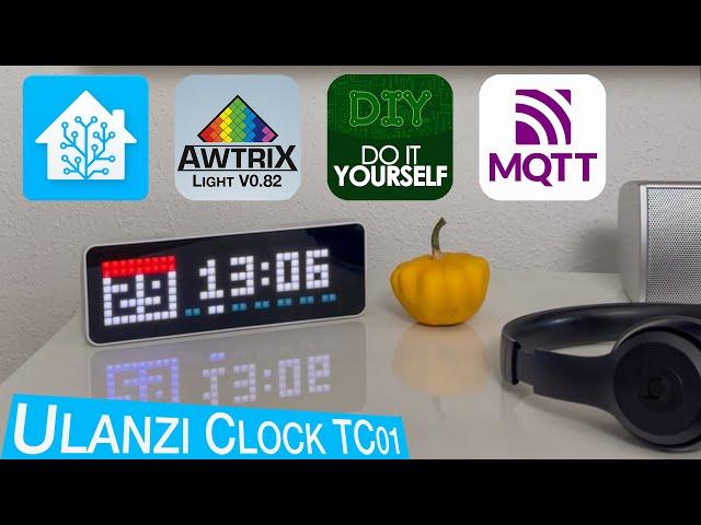 Ulanzi Clock TC01 mit dem MQTT Broker im Home Assistant eingebunden  #homeassistant #mqtt #ulanzi