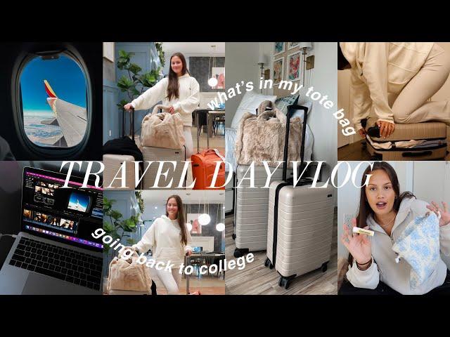 TRAVEL DAY IN MY LIFE : airport routine + what's in my travel bag