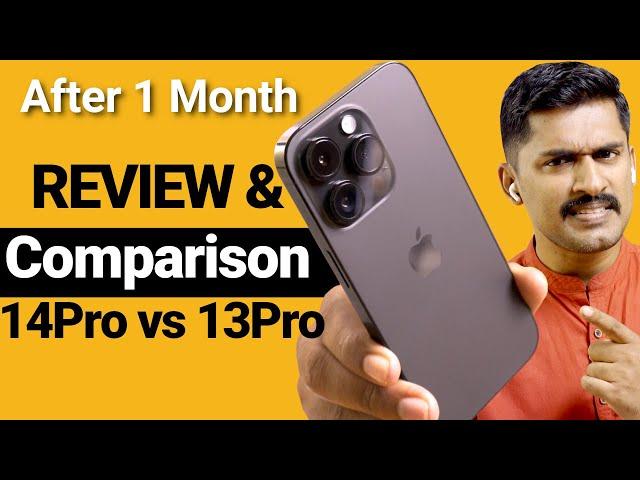 iPhone 14Pro Detailed review after 1 Month  (Malayalam) | iPhone 14Pro vs iPhone 13Pro Comparison.