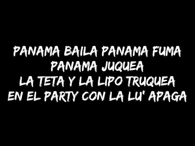 EL ALFA EL JEFE FT T.Y.S - PANAMA (LETRA) #ELALFASABIDURIA | PANAMA SINGA