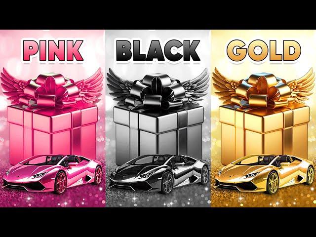 Choose Your Gift!  Pink, Black or Gold ⭐️ How Lucky Are You? 