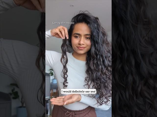 Bounce Curl Define Styling Brush Review | Curly Wavy Hair Routine | Curly Hair Styling Routine