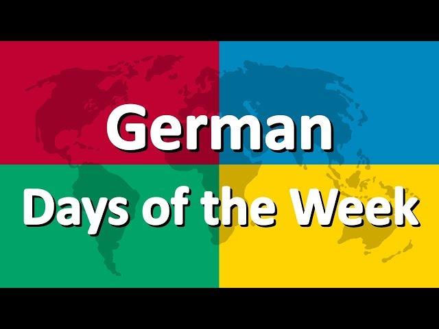 Learn German part 1 | Days of the Week