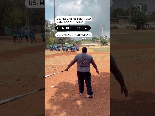 5 year old shocks the crowd! #growingupbaseball #5yearsold #dominicanbaseball #love #mlb #sports