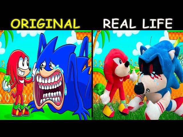 SHIN SONIC TAPES IS NOT A MONSTER! - The Sonic Tapes Animation | Original vs Plush Toys