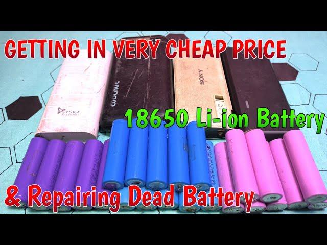 how to get 18650 lithium lion battery at cheap price and repairing battery