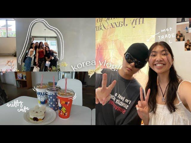 seoul w/ friends ˖⋆࿐໋ gwangjang market, miffy cafe, wingstop mukbang, seongsu, costco food court