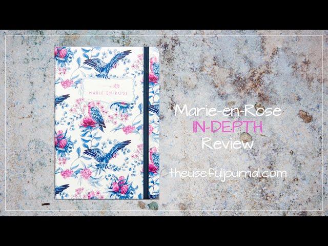 Marie en Rose by Torryn Marie dot grid notebook bullet journal review