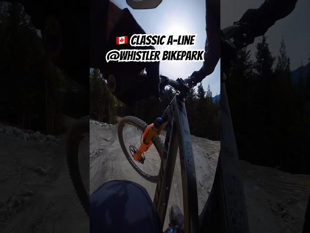  Classic A-Line lap to tune in for the weekend #mtb #whistlerbikepark #freeridemtb #gopropov