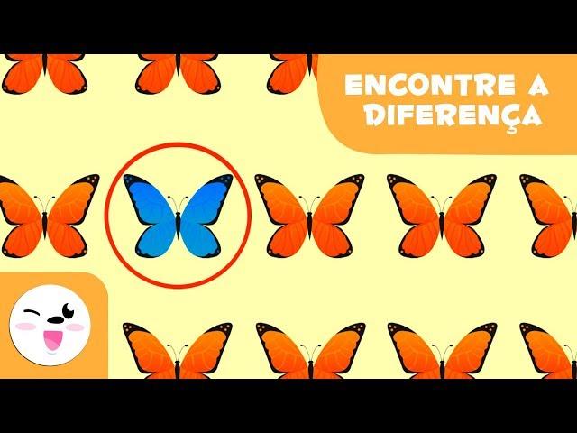 Encontre a imagem diferente - Atenção visual para crianças - Dia mundial do meio ambiente