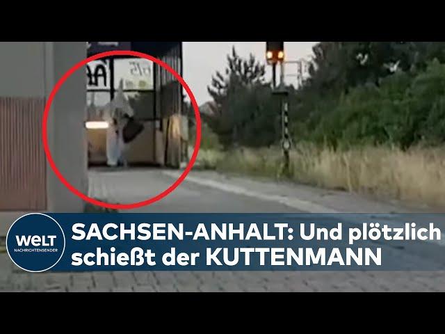 ANGRIFF IN SACHSEN-ANHALT: Als Ku-Klux-Klan-Anhänger verkleideter Täter schießt und flüchtet dann