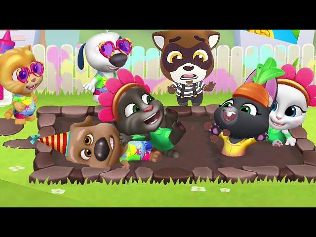 My Talking Tom Friends Spring update - Talking Becca Scared All Talking Friends