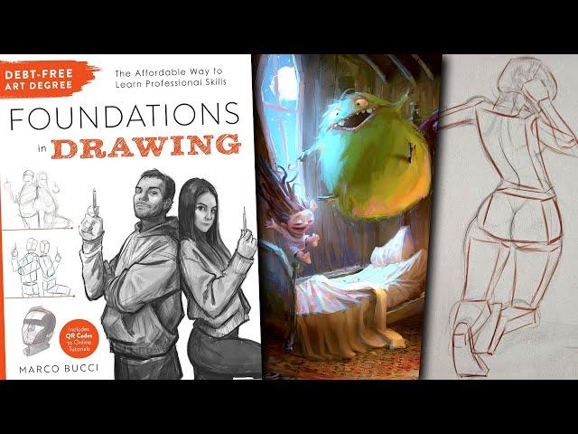 Marco Bucci Debt-Free Art Degree Foundations in Drawing The Affordable Way Learn Professional Skills