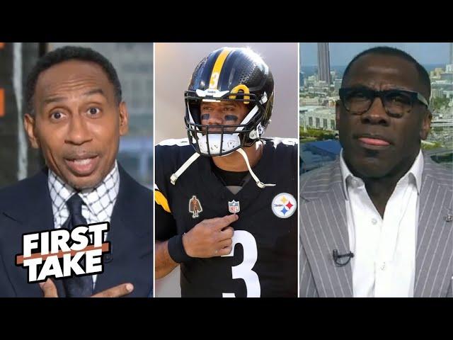 FIRST TAKE | "Russell Wilson proves everyone wrong about him" - Stephen A. on Steelers beat Browns