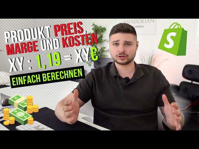 Produkt Preis, Marge und Kosten richtig berechnen um maximalen Profit zu erzielen!