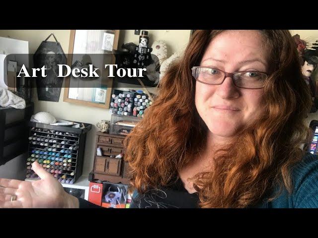 What's on My Art Desk -Studio Tour 2020