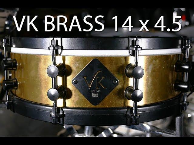 VK Brass 14 x 4.5 - Snare Drum Showcase