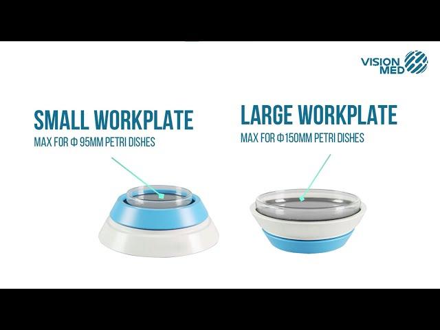 Manual Petri Dish Revolving Table—VISIONMED