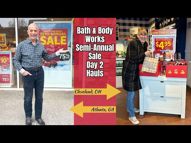 Bath & Body Works Semi-Annual Sale Day 2 Hauls - Atlanta, GA & Cleveland, OH