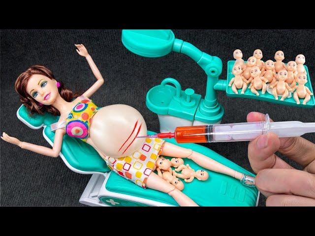 126 Minutes Satisfying with Unboxing Cute Doctor Playset ，Pregnant Woman Toys ASMR | Review Toys