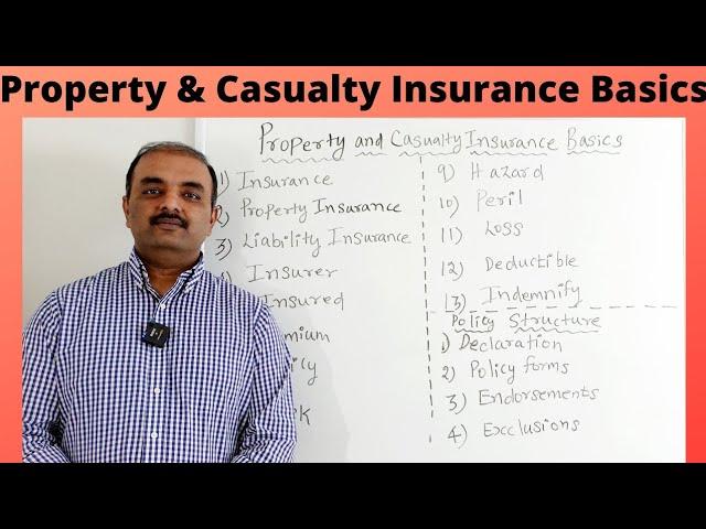 Property & Casualty Insurance Basics