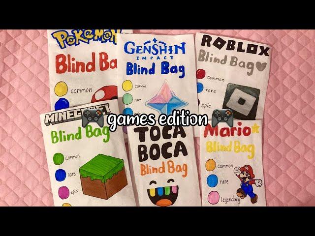 blind bag compilation | games edition! | ASMR | applefrog