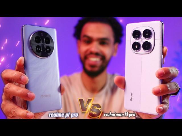 اقوي مقارنة بين موبايلات من شاومي وريلمي realme p1 pro vs redmi note 14 pro