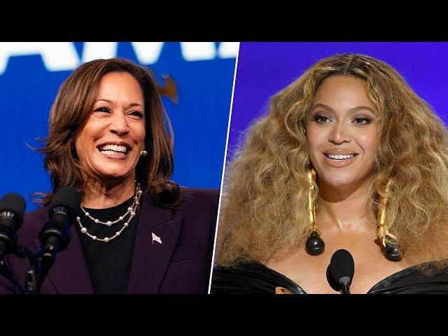 LIVE: Beyoncé campaigns with Harris in Houston