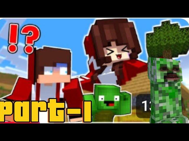 Maizen:JJ and Mikey|JJ sister Grown Giant #minecraft #minecraftanimation #jjandmikey #maizen