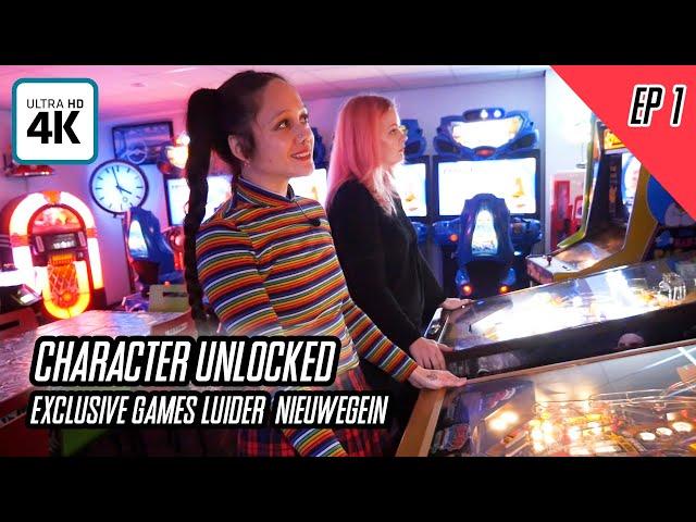 Character Unlocked EP1 | Exclusive Games Luider Nieuwegein | Rare Arcade Machines | Video Report