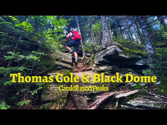 Hiking Black Dome and Thomas Cole Mountains in the Catskills