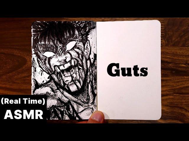 [ASMR] Drawing GUTS RAGE (Real Time)  - Berserk