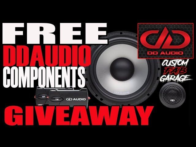 DDAUDIO FREE DC COMPONENTS GIVEAWAY FROM CUSTOM FAB GARAGE AND DRIVEN AUTO SALON