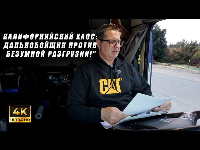Калифорнийский ХАОС: Дальнобойщик против безумной разгрузки!"
