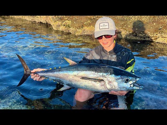 Big Land Based Tuna On INCREDIBLY Light Tackle!!