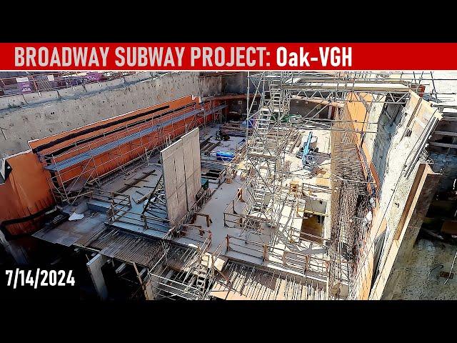 7/14/2024 Broadway Subway Project: Oak-VGH Station, Vancouver, BC