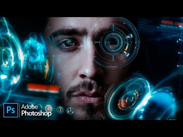 Iron Man Hud Effect-Photoshop Manipulation Fantasy //Photoshop 2020 Tutorial