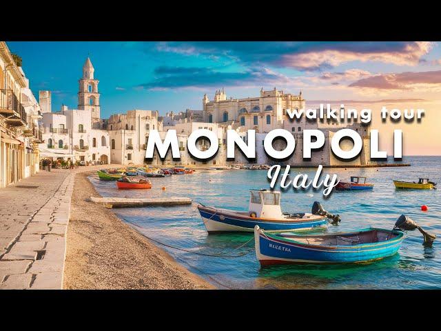 MONOPOLI  ITALY  WALKING TOUR 4K