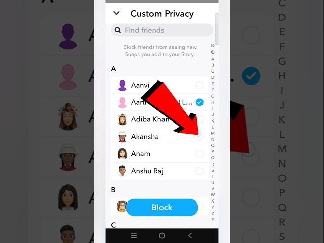 Snapchat Story Kisi Se Kaise Chupaye | How To Hide Story On Snapchat | #sorts #viral #tech