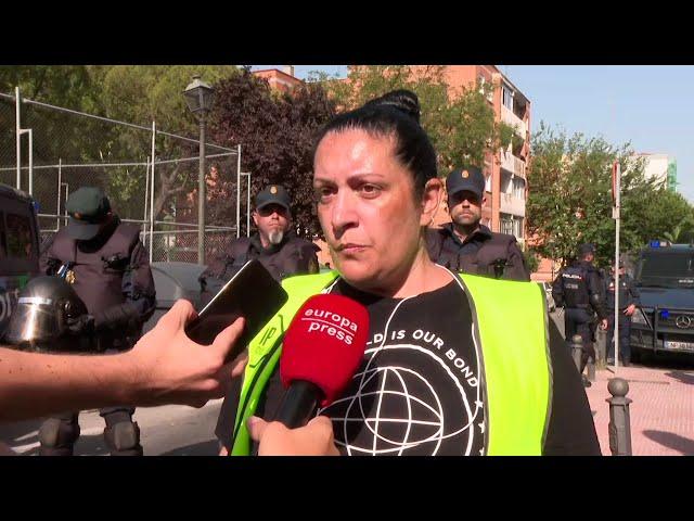 Stop Desahucios condena el desalojo del edificio La Dignidad en Móstoles (Madrid)