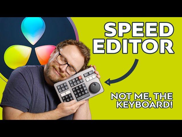 Speed Editor for DaVinci Resolve 17 - not me, the New Keyboard!