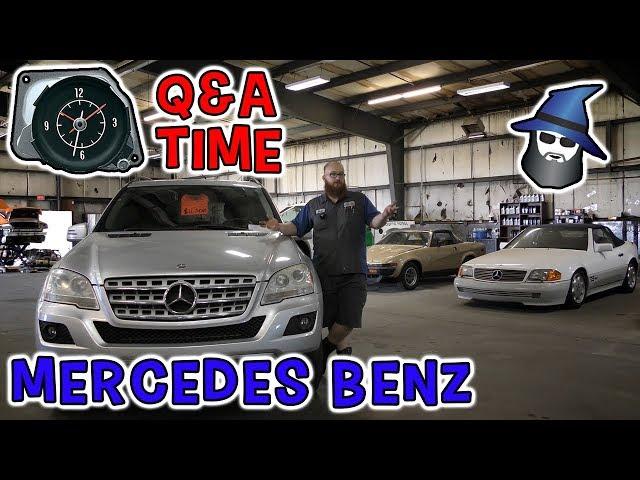 Q & A Mercedes Benz: The CAR WIZARD gets his brain picked by his fans