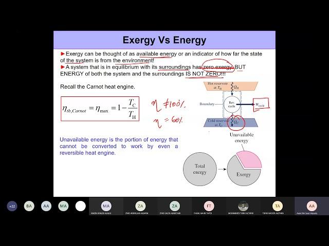 Exergy Vs Energy