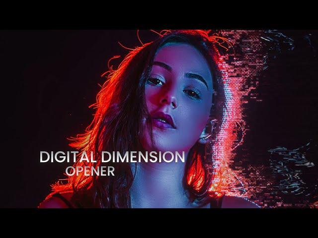 Blender Motion Graphics Template - Digital Dimension Opener