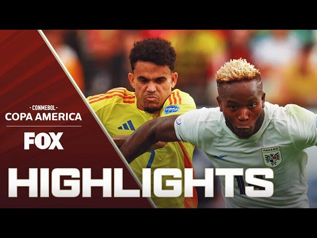 Colombia vs. Panama Highlights | 2024 Copa América | Quarterfinals