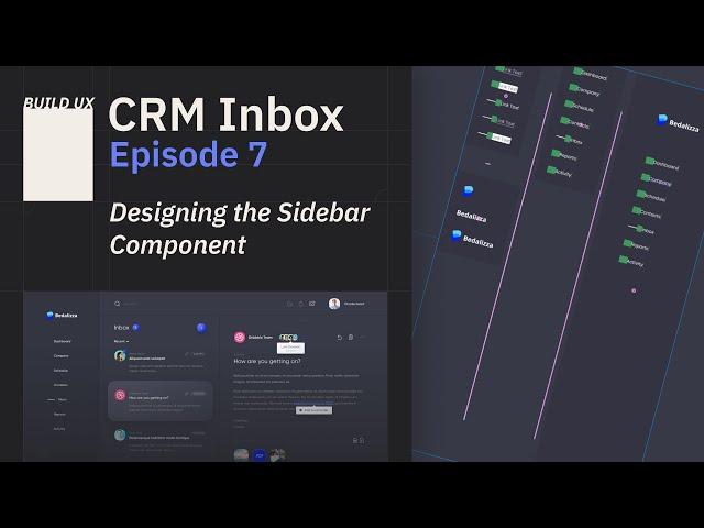 Designing the Sidebar Component in Figma | How to Build an Inbox UI Ep. 7